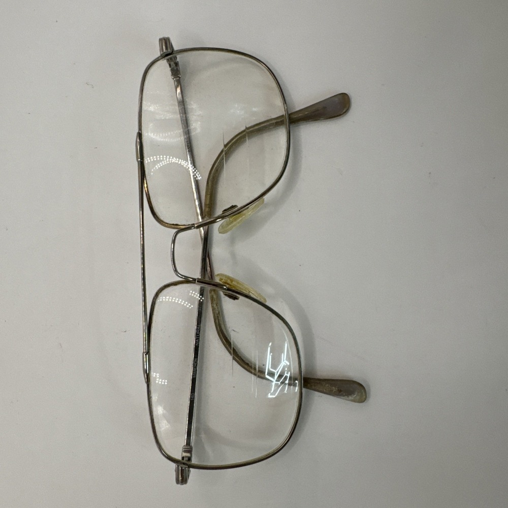 Flexon Autoflex 44 Eyeglass Frames Only Aviator Style 57-16-140 Marchon Natural